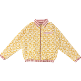 STRIPED BLOCK-PRINT KANTHA JACKET