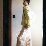 HAND-EMBROIDERED BUTTON UP
