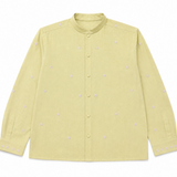 HAND-EMBROIDERED MANDARIN COLLAR SHIRT