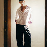 KHADI SLUBBED BUTTON-UP