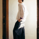 KHADI SLUBBED BUTTON-UP