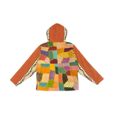 HOODED PATCHWORK JACKET