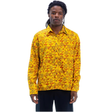 YELLOW SILK SHIRT