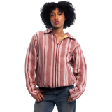 STRIPED BLOCK-PRINT KANTHA JACKET