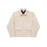 KHADI CREWEL-EMBROIDERED JACKET