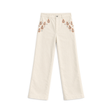 KHADI DENIM BLOCK PRINTED JEANS