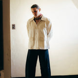 KHADI CREWEL-EMBROIDERED JACKET